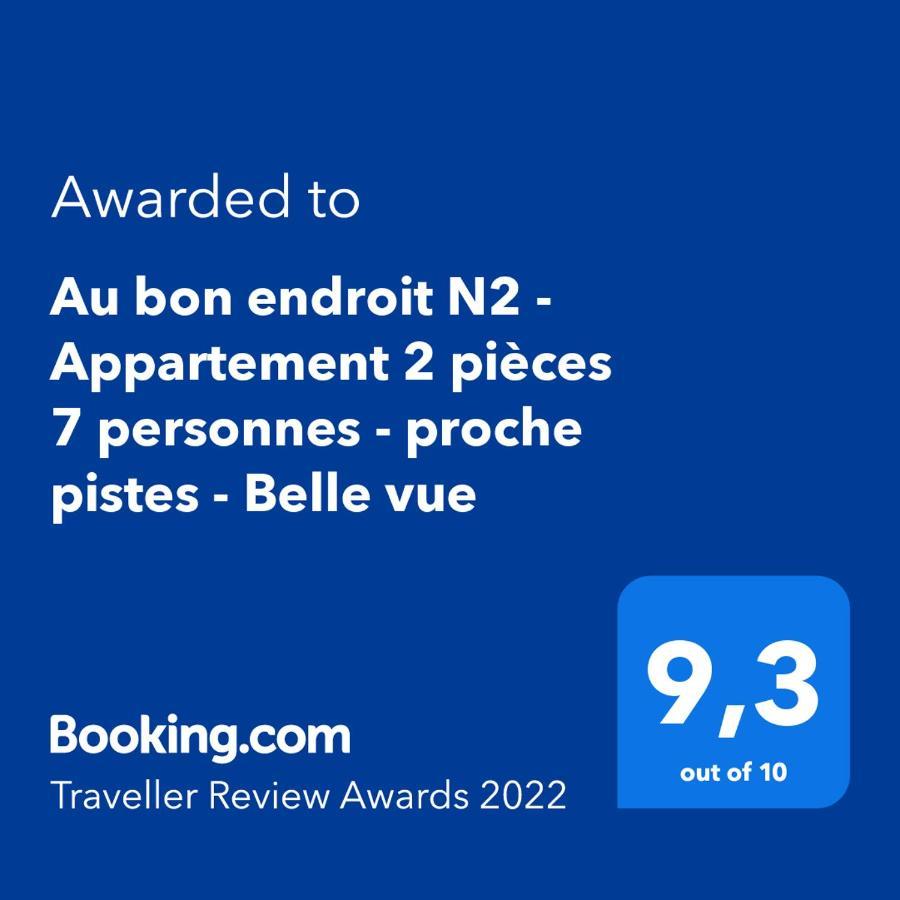 Au Bon Endroit N2 - Appartement 2 Pieces 7 Personnes - Proche Pistes - Belle Vue Orcieres Bagian luar foto
